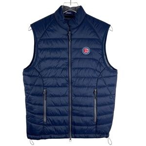 JOHNNIE-O Men's Small Wake Blue Chicago Cubs Puffer Vest